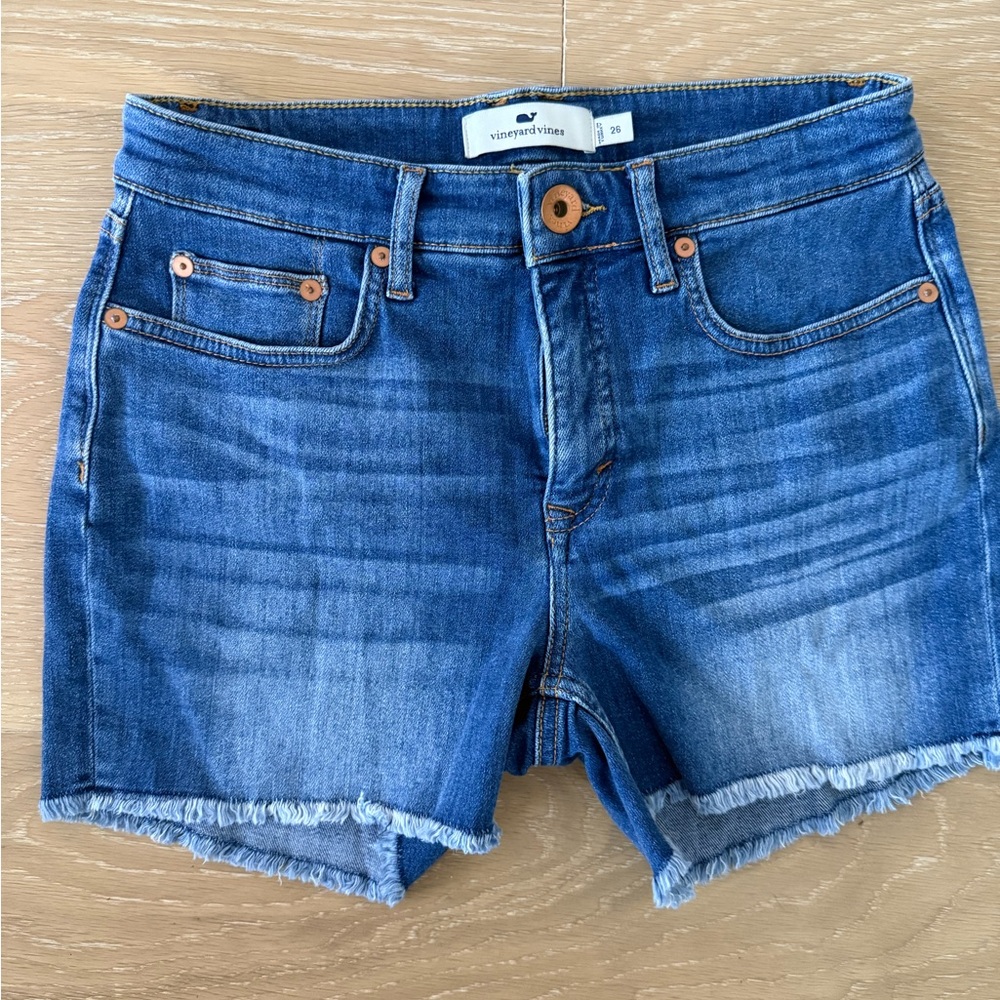 Vineyard Vines Women's Classic Blue Jean Shorts#85
